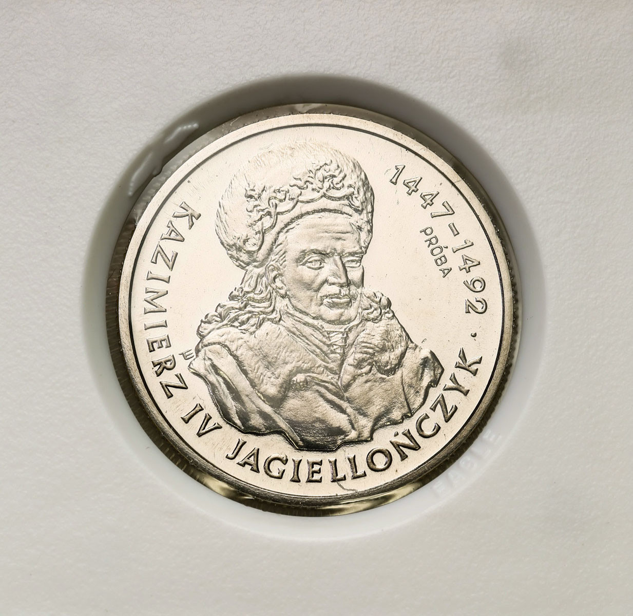 III RP. PRÓBA Nikiel 20 000 złotych 1993 – Kazimierz Jagiellończyk - popiersie